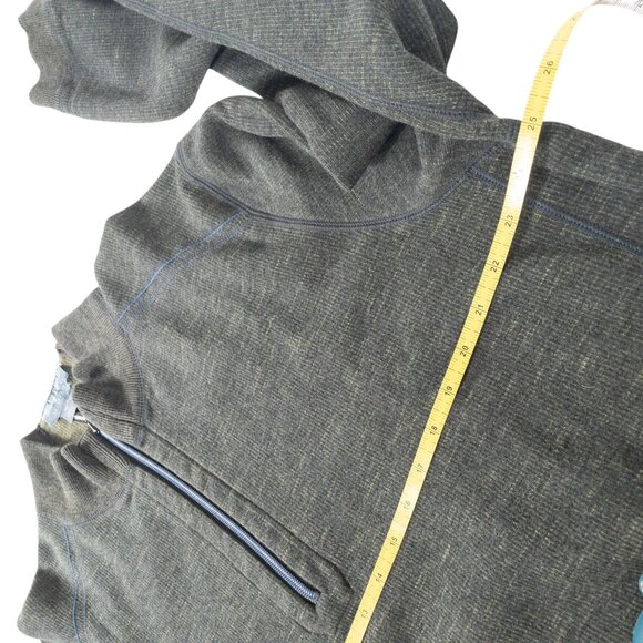Tommy Bahama Green Reversible Quarter Zip Sweater SZ XL Cotton Blend Warm - Picture 12 of 12